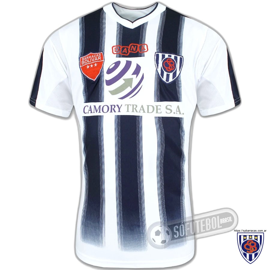 Camiseta titular cuando Sportivo Barracas fue gerenciado.